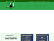 Tablet Screenshot of dempseylaw.net